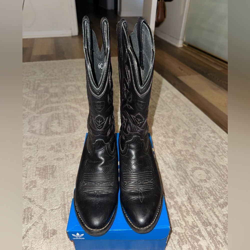 Ariat Black Heeled Boots for Women - Picture 5 of 13